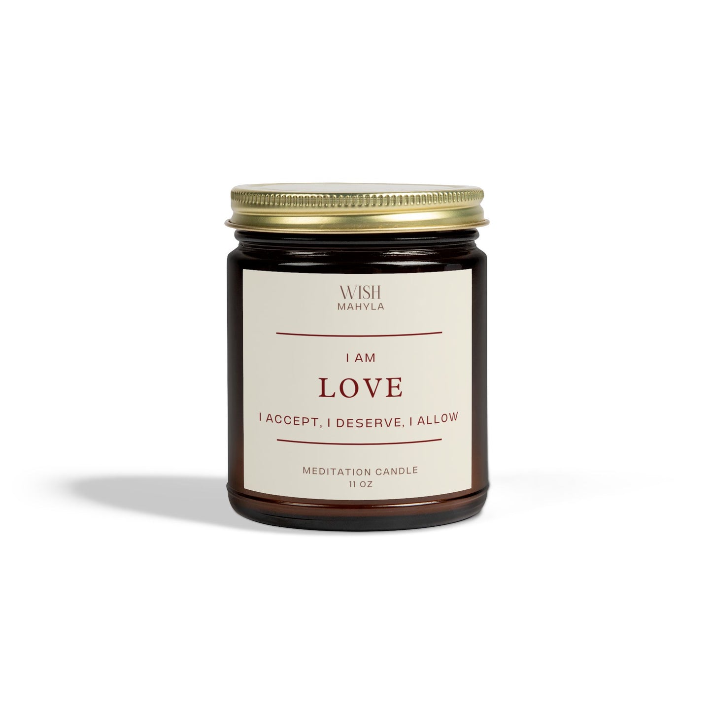 Love Meditation Scented Candles – Hand-Poured in the USA | Coconut Apricot Wax | Long-Lasting Fragrance & Calm